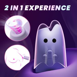 KWD04012 Ghost Wireless 2 in 1 Breast Suction Vibrator