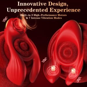 Rose Tool Female Clitoral Male Testicle Stimulator